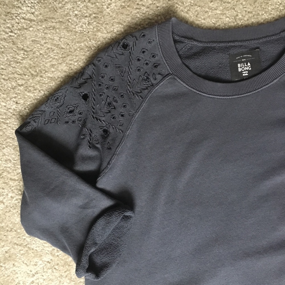 Billabong Grey Sweater Top